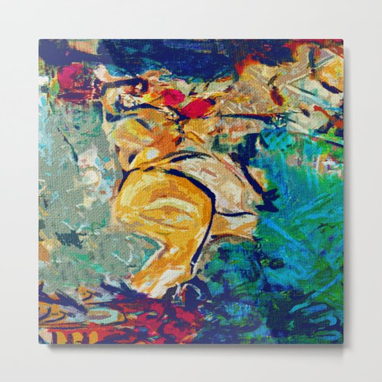 The Sleep Of Fat Woman Metal Print