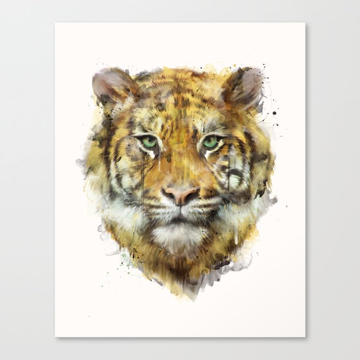 Tiger // Strength Canvas Print