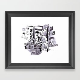 A perfect day Framed Art Print
