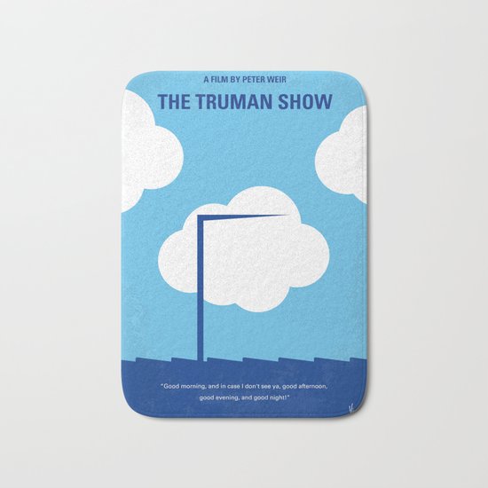 No234 My Truman show minimal movie poster Bath Mat