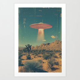 Joshua Tree UFO 324 Art Print