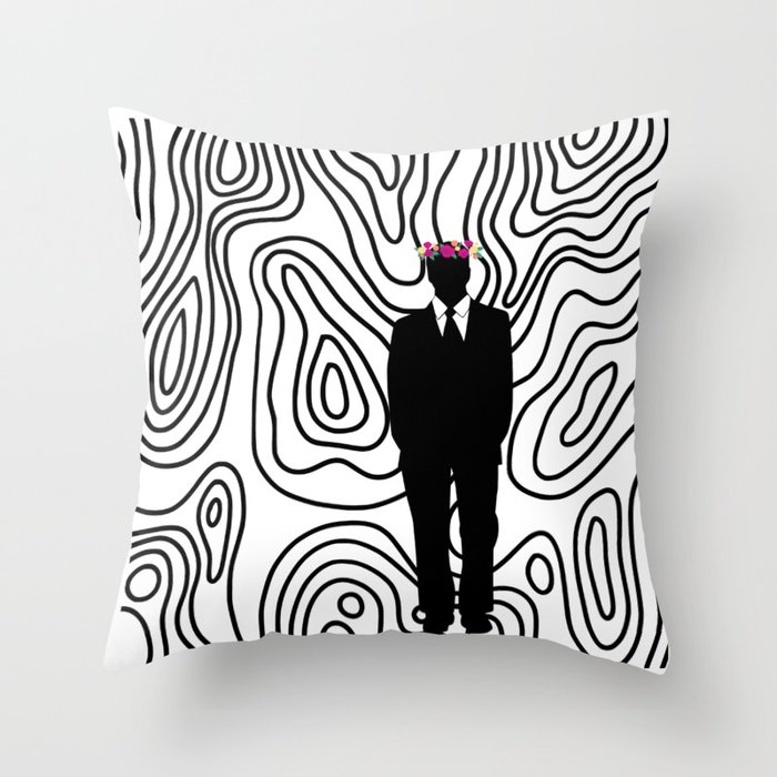 business casual Throw Pillow