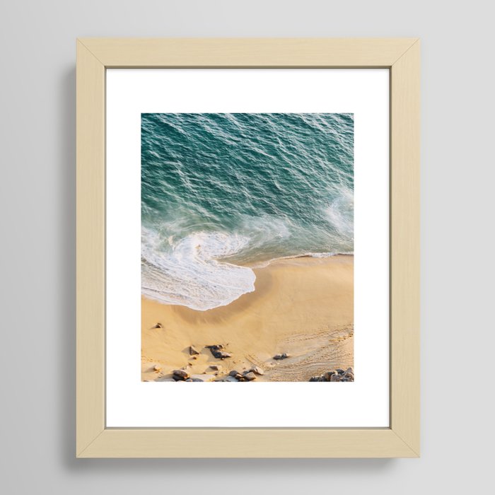 Ocean Swirl Framed Art Print