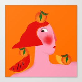 Fruit Challenge  Canvas Print
