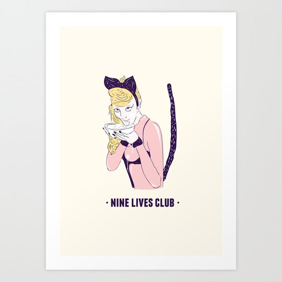 Brashy Cat Art Print