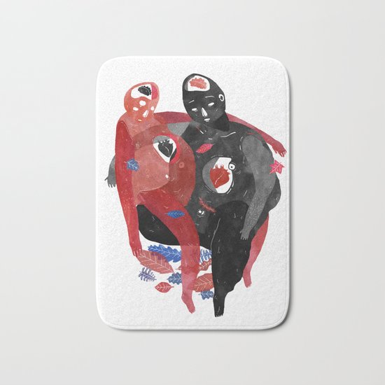 couple Bath Mat