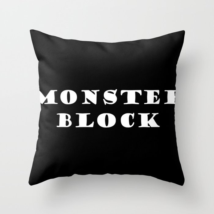 Volleyball Monsterblocker Throw Pillow