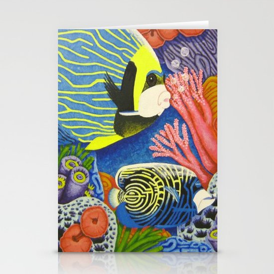 Angel Fish Stationery Cards