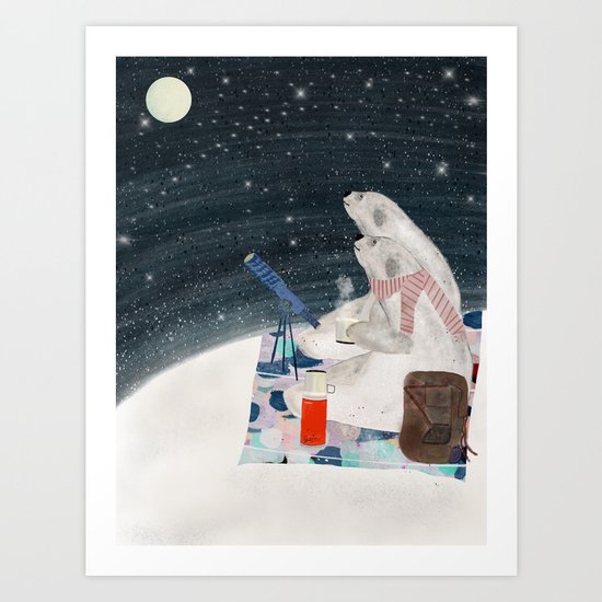the stargazers Art Print
