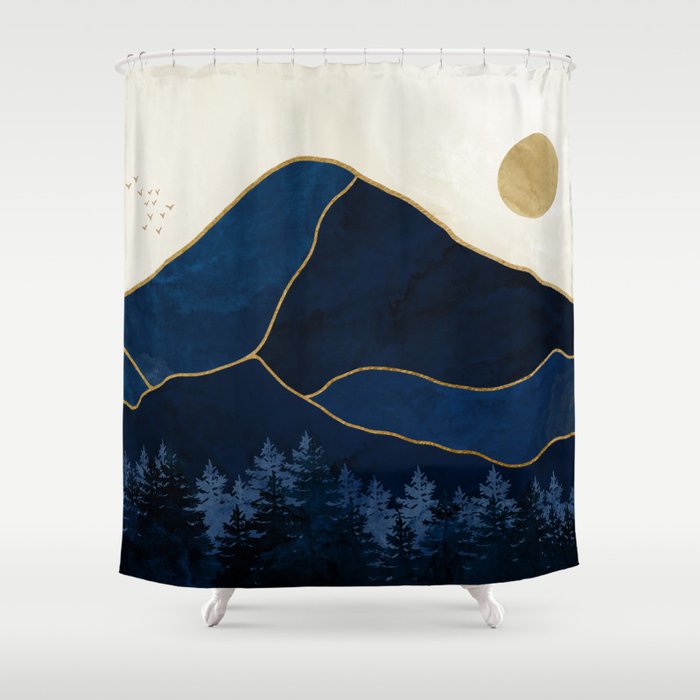 Mount Hood Sapphire Blue Abstract Dream Oregon Gold Mountain