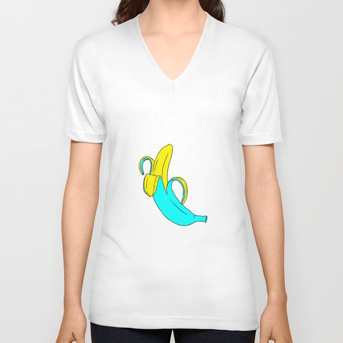 pis-ang (banana) V Neck T Shirt