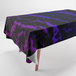 Cracked Space Lava - Purple/Blue Tablecloth