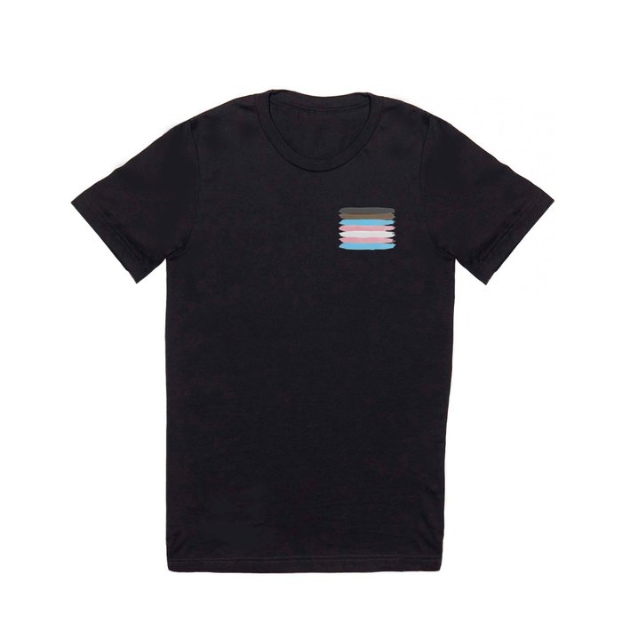 trans pride brushstrokes T Shirt