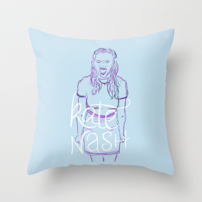 Kate Nash Throw Pillow