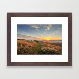 Max Patch Sunrise Framed Art Print