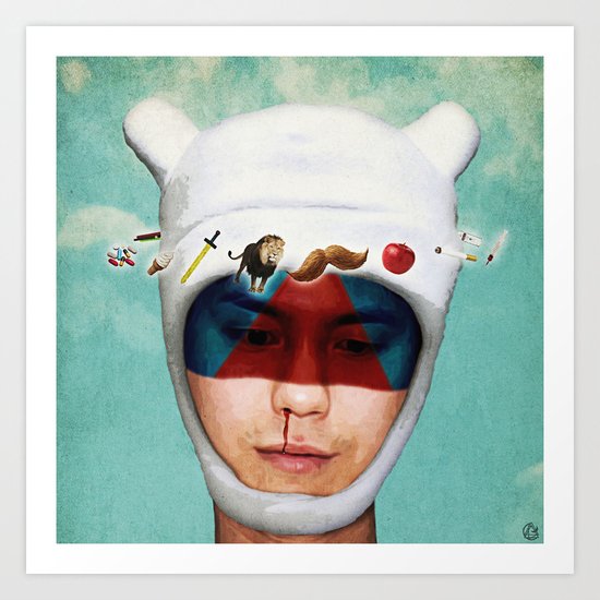 adventurous mind Art Print