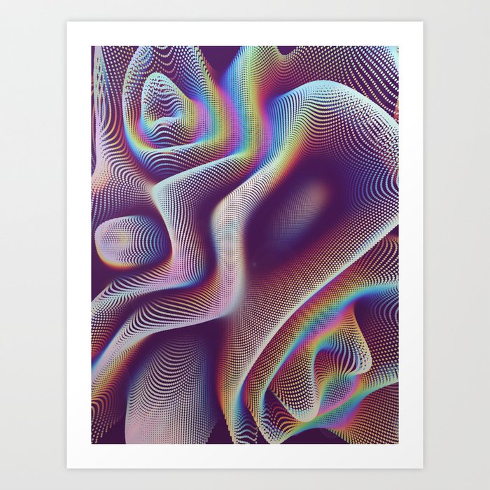 Psychedelic Surface Art Print