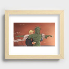 How will the story end? Recessed Framed Print