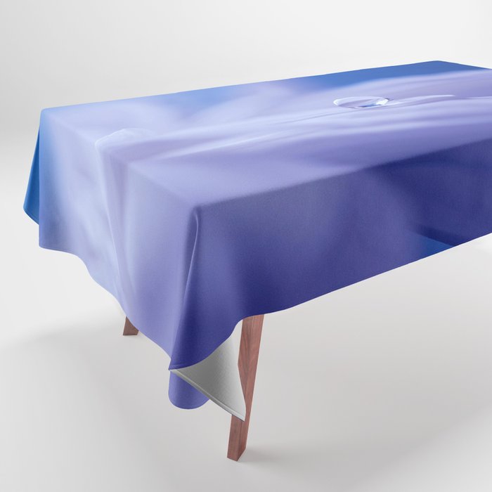 Blue Flower Blossom Nature Macro Photography Tablecloth