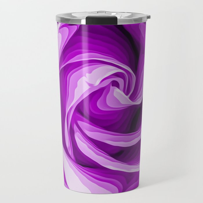 purple rose texture background Travel Mug