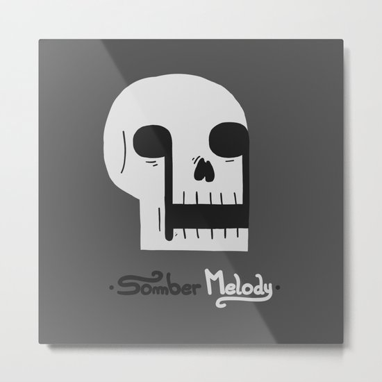 Somber Melody Metal Print