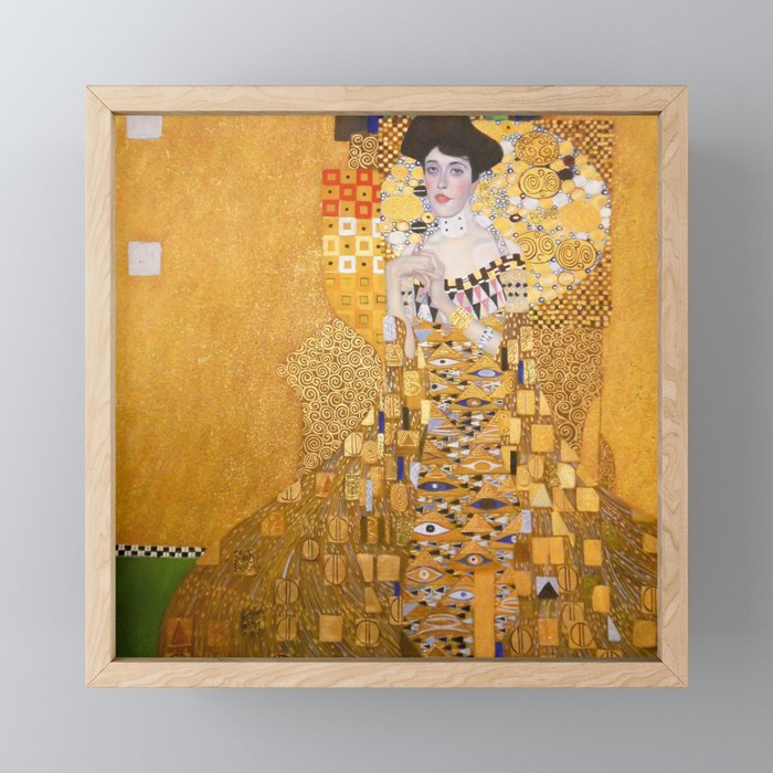 Gustav Klimt - The Woman in Gold Framed Mini Art Print