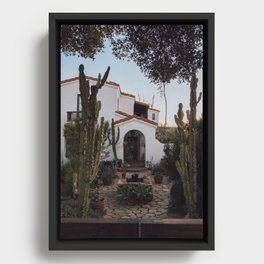 Santa Barbara Architecture Framed Canvas
