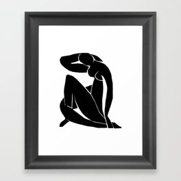 Matisse - Nude - Black Framed Art Print