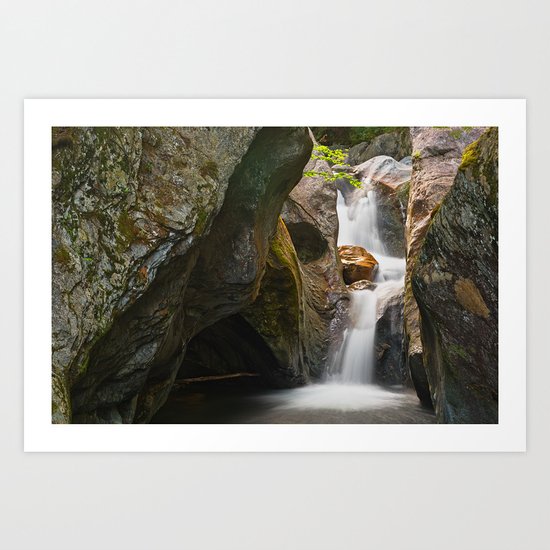Texas Falls Art Print