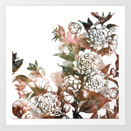 Plum Blossom Nebula Art Print