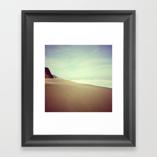 Empty Beach, Humboldt County, CA Framed Art Print