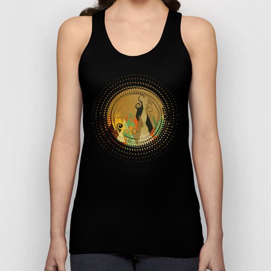 Circular Abstract 01 Unisex Tank Top
