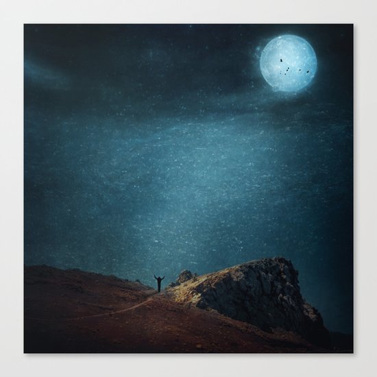edge of always Canvas Print