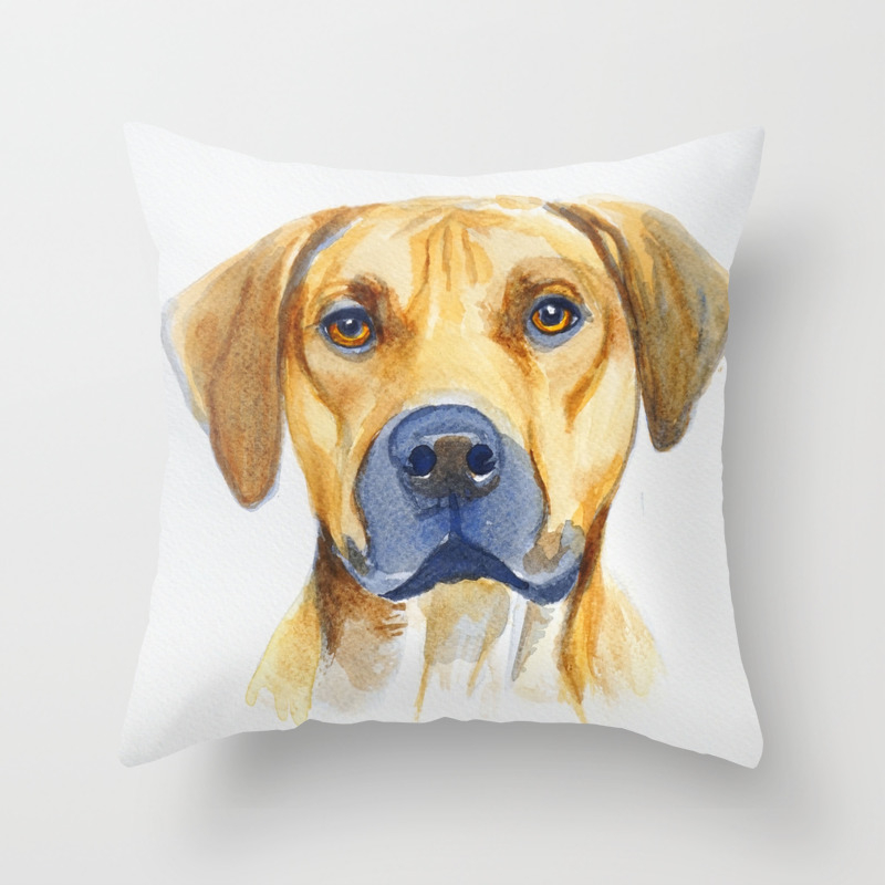 rhodesian ridgeback pillow