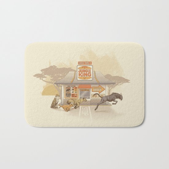 Fast Food (Jungle King) Bath Mat