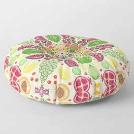 Fruity Mandala Floor Pillow