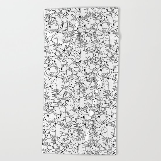 Oh Deer Beach Towel