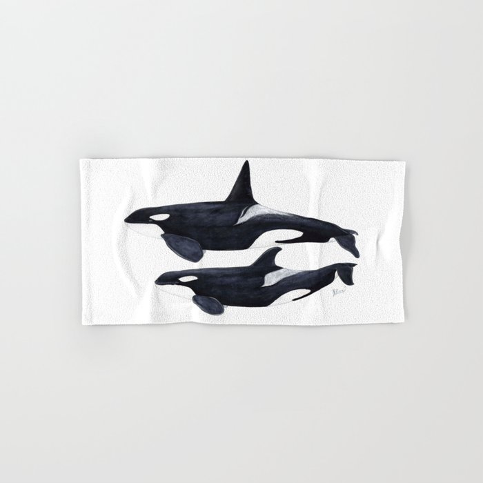 Orca male and female Hand & Bath Towel