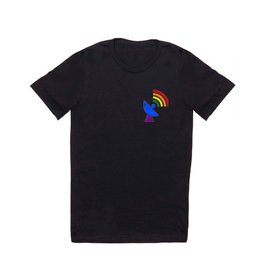 Rainbow Gaydar Gay Pride Flag Colors T Shirt