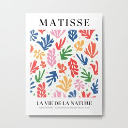 Nature Leaf Cut Outs | Henri Matisse Series Metal Print