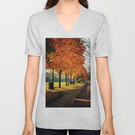 Urban Fall V Neck T Shirt