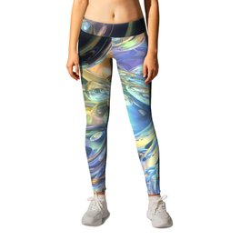 Abstract Reflections Leggings | Reflections, Digitalart, Colorful, Spectrum, Structures, Painting, Surreal, Chaotic, Abstract, Cluster 