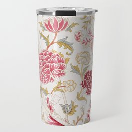 William Morris Antique Cray Floral Travel Mug
