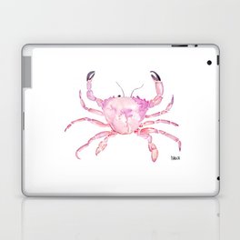 Crab - étrille petit crabe violet rose Laptop & iPad Skin