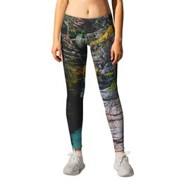 Athabasca Falls | Jasper, Alberta | Landscape Photography Leggings