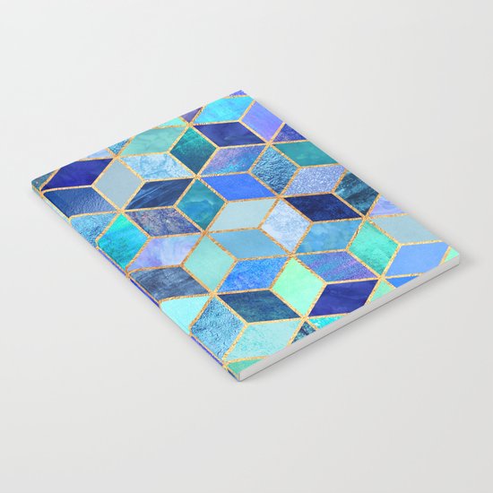 Blue Cubes Notebook