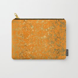 Tennessee Orange and Gold Patina Design Carry-All Pouch