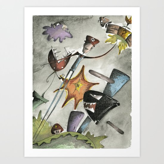 Super Mario Brothers Art Print
