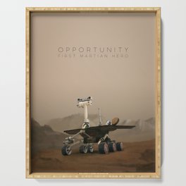 Opportunity / First Martian Hero Serving Tray