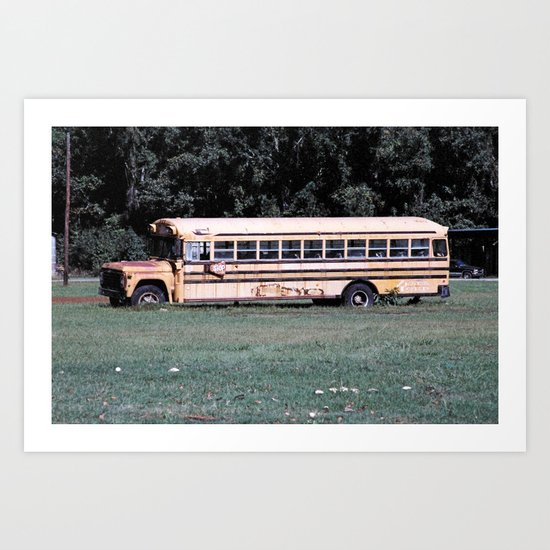 Bus Times Art Print